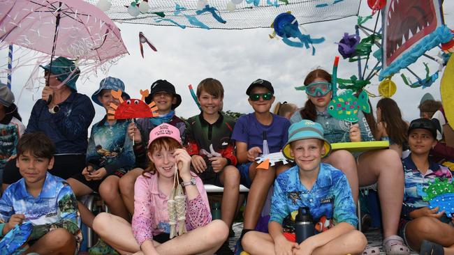 Ingham State Primary School. Photographs from the Maraka Festival Street Parade around the Ingham central business district on Saturday. In an ‘Under the Sea’-themed celebration of all things Hinchinbrook, school students, community organisations, emergency responders and contestants vying for the prized Queen and Princess titles paraded around Rotary Park in the centre of the town. Picture: Cameron Bates