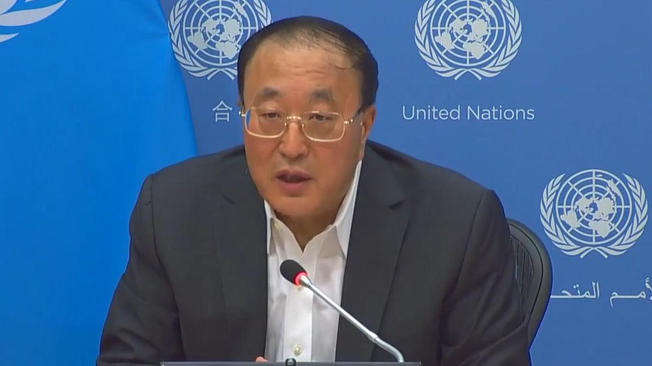 China's permanent representative to the United Nations, Zhang Jun, accused the US and Britain of ‘double standards’.