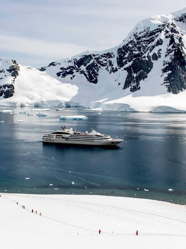 Le Lyrial at Danco Island. Picture: Adrien Morlent.