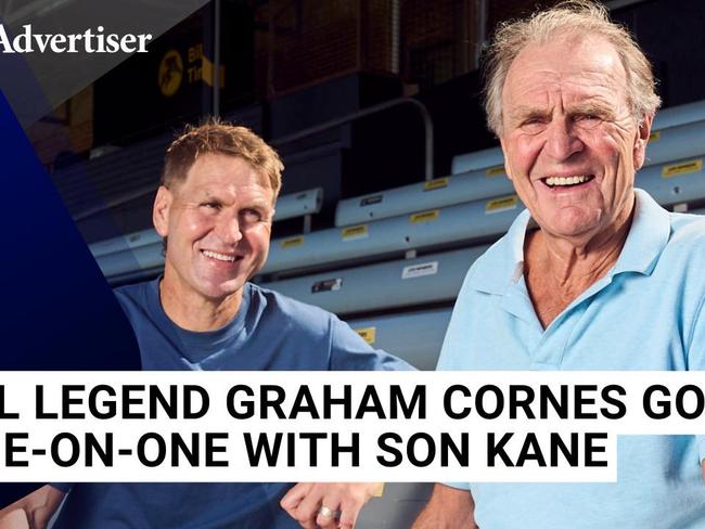 TEASER: Graham Cornes' candid chat with son Kane Cornes