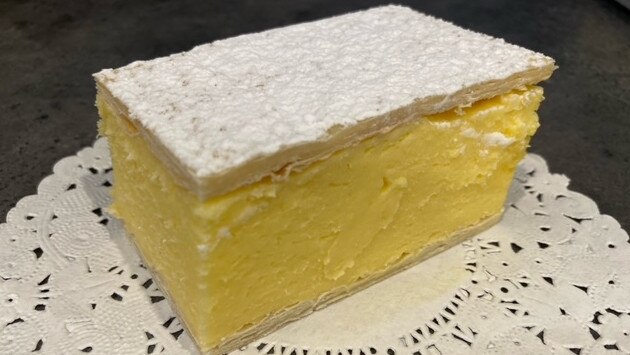 Two Wells Bakery’s vanilla slice.