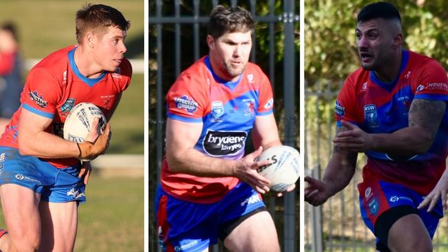 West Devils stars (left to right) Lachlan Hurst, Mitch Porter and Justin Rodrigues. Pictures: Steve Montgomery &amp; Karin Waldock