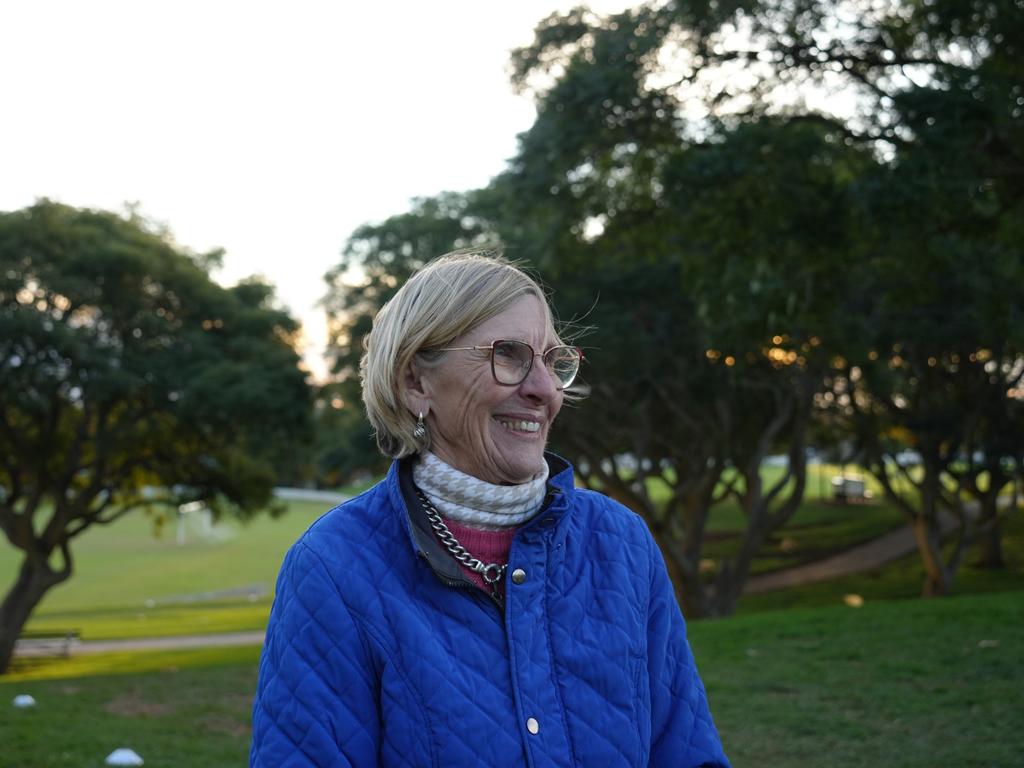 James Petersen's grandma Pop Petersen didn't leave the sidelines for about 13 hours as James ran 100km in honour of her late husband.