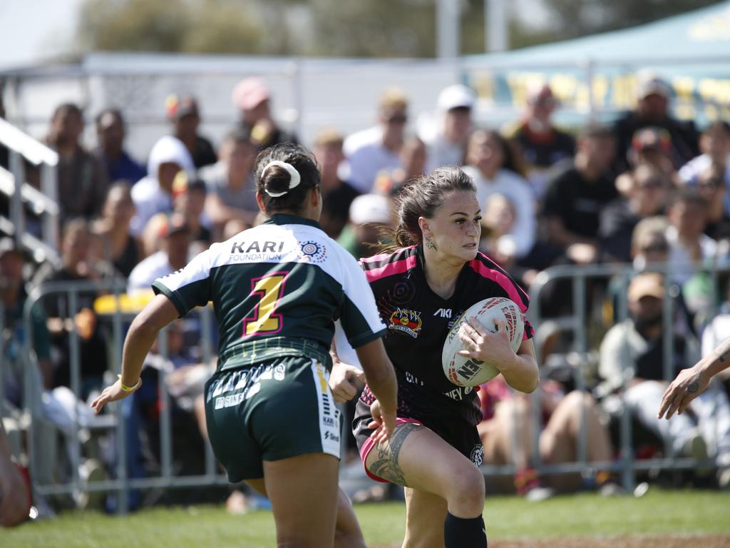 Koori Knockout - Day 4 Womens GF Redfern All Blacks v Bourke Warriors Monday, 7 October 2024 Hereford St, Bathurst NSW 2795, Australia, Picture Warren Gannon Photography