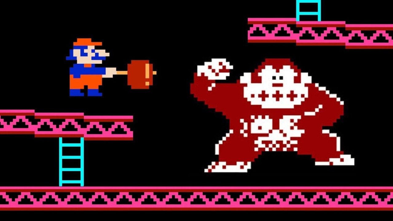 Mr Mitchell was skilled in the video arcade game Donkey Kong. Picture: Supplied