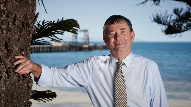 Kangaroo Island Mayor Michael Pengilly at Kingscote. Picture: Matt Loxton