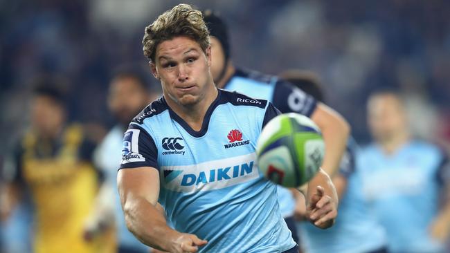 Waratahs captain Michael Hooper during the 2016 Super Rugby season.