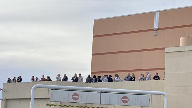 Westfield Marion in lockdown. Picture: Brett Hartwig