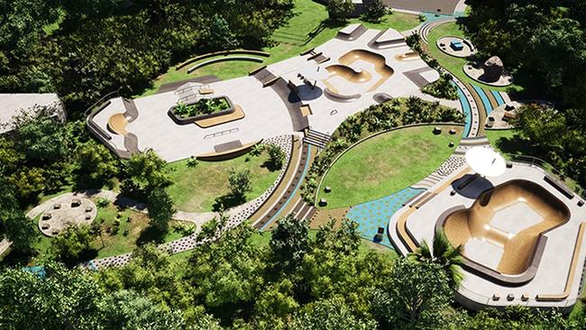 Byron Shire Council has released its final concept plans for the $2.6 million Byron Bay skatepark, to be constructed in the Sandhills Estate.