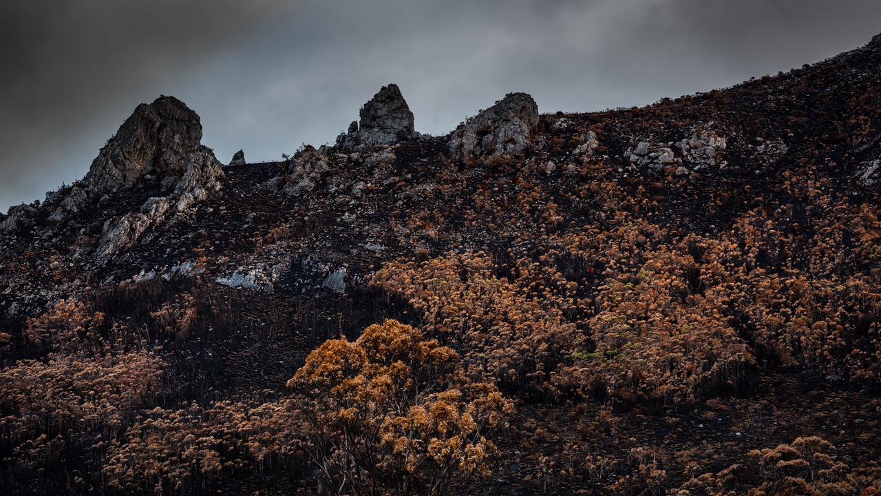 The Needles. Images taken after the recent bushfires in southern Tasmania. Picture: GEOFF MURRAY ***SUPPLIED WITH PERMISSION FROM PHOTOGRAPHER FOR ONE TIME USE PRINT AND ONLINE***