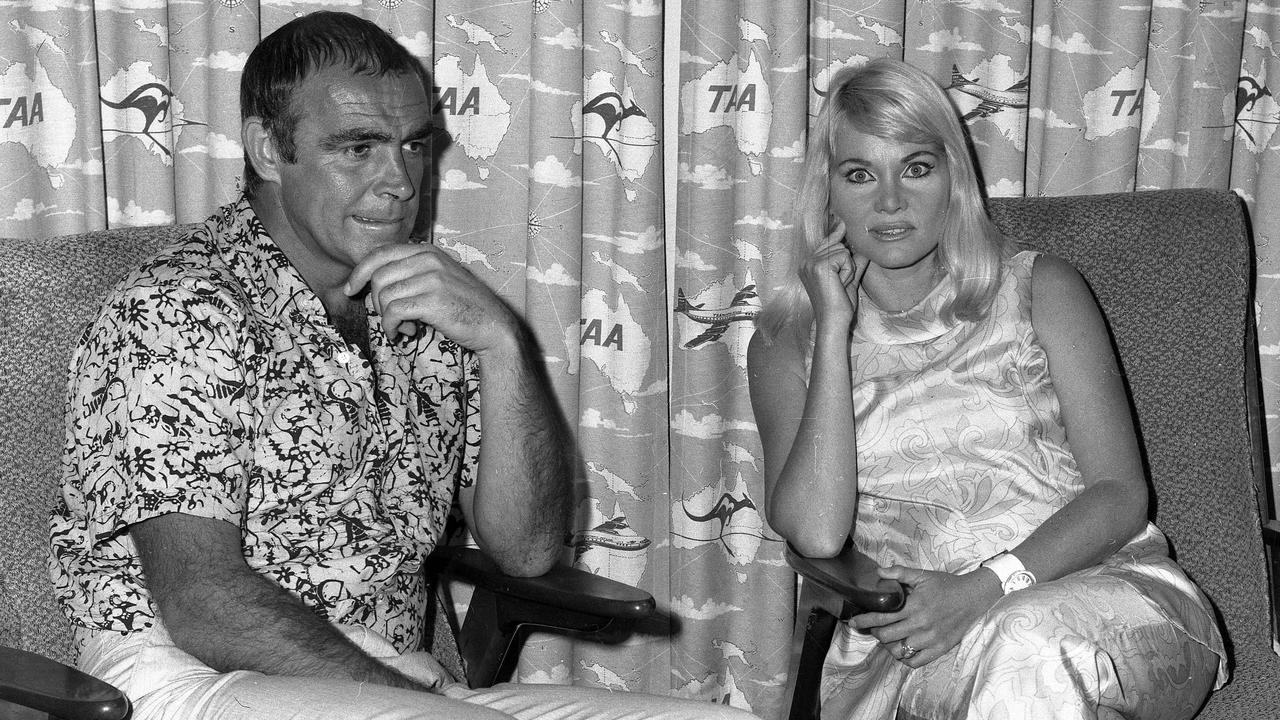 Diane Cilento alleged her marriage to Connery was violent in her 2006 autobiography. Picture: Supplied.