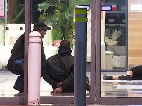 Police officers from the Special Tasks and Rescue (STAR) Group and the Security Response Section took part in a regular training exercise at Westfield Marion on Wednesday night. Picture: Sunrise