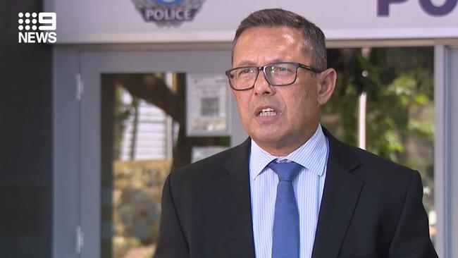 Detective Senior Sergeant Keith Neubronner said police believe two women were assaulted with an "edged weapon" in Beckenham on Saturday night. Picture: 9NEWS