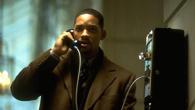 Will Smith in the 1999 film <i>Enemy of the State</i>.