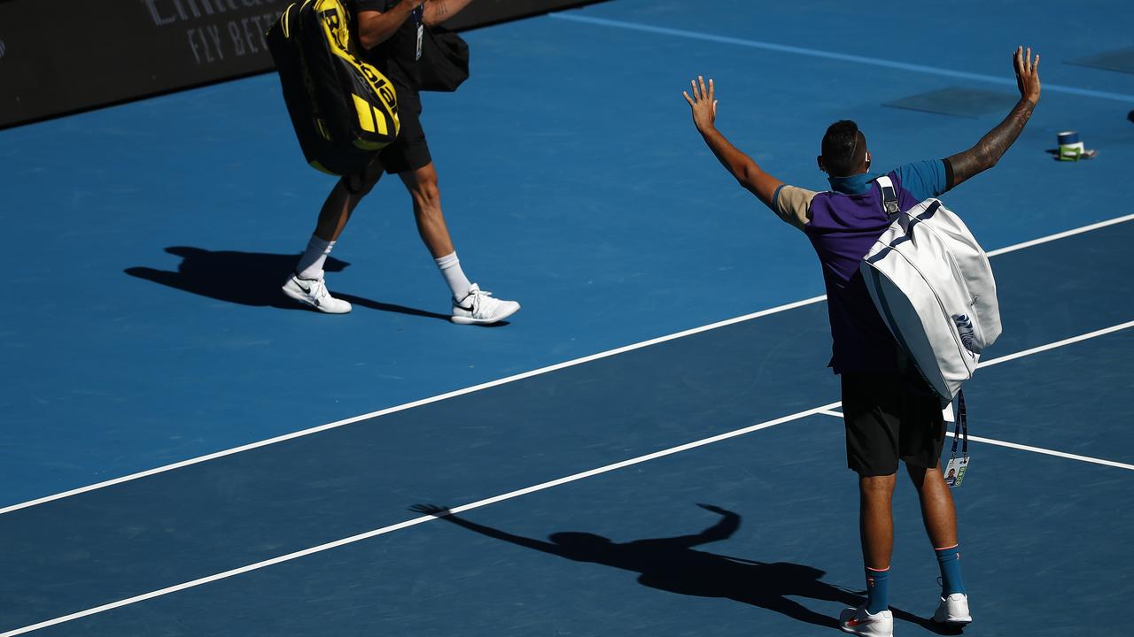 Nick Kyrgios mocks Novak Djokovic in Australian Open farewell The Australian