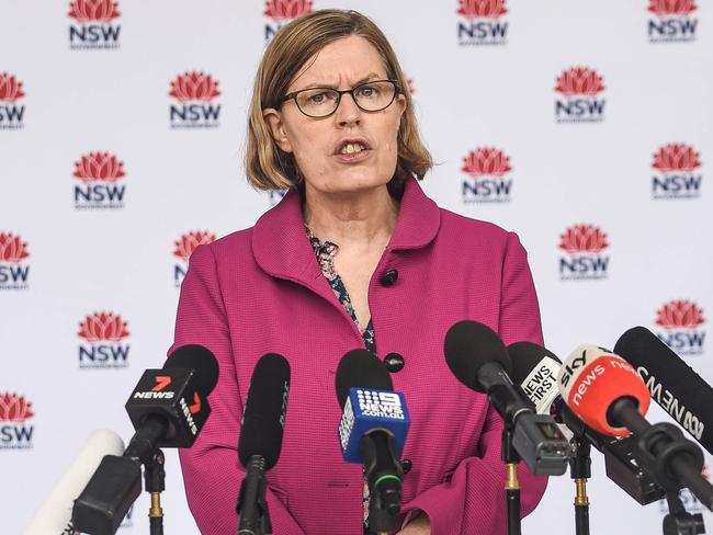 NSW chief health officer Dr Kerry Chant. Picture: NCA NewsWire/Flavio Brancaleone