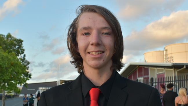 Dylan Bartlett at the Mackay Northern Beaches State High School formal, on Saturday October 17. Picture: Zizi Averill