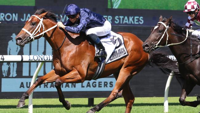 Home Affairs is looking to become the second three-year-old to win the TAB Everest after Yes Yes Yes in 2019. Picture: Grant Guy