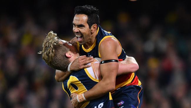 Eddie Betts is among the most loved Crows players of all time. Picture: AAP Image/David Mariuz