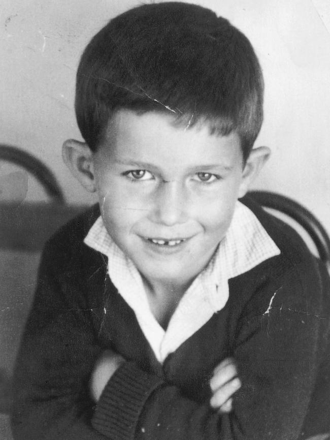 Jimmy Barnes at the age of six.