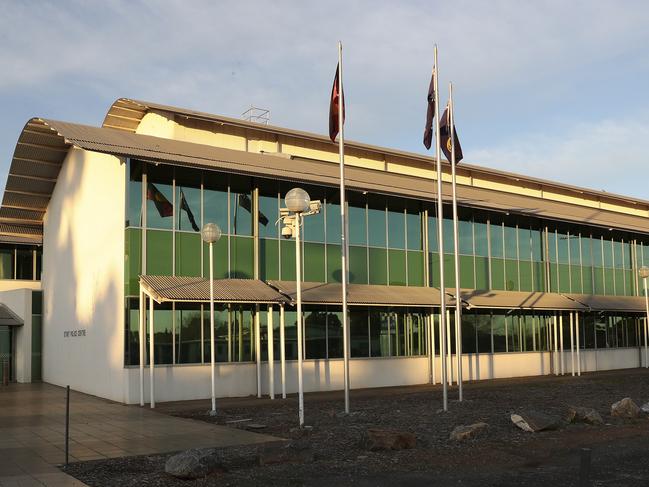 Sturt Police Station has been closed until further notice after cracks were found in the structure. Picture Sarah Reed