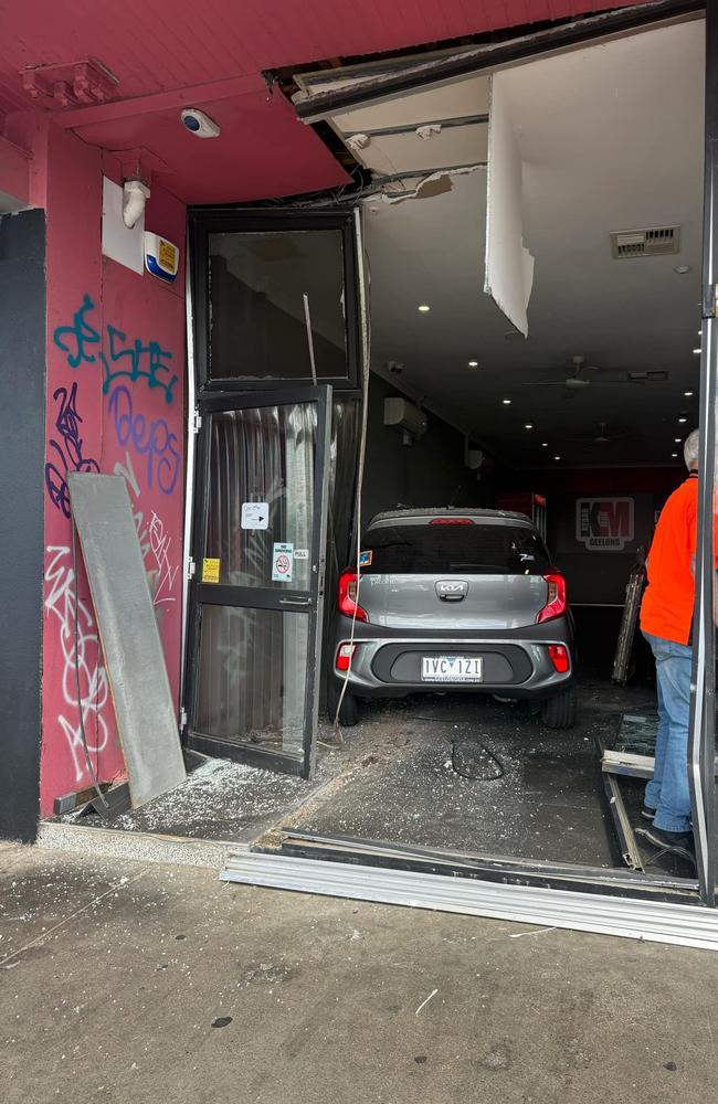 A car crashed into the front of Kebabman in Thomson in January causing it to close. Picture: Facebook