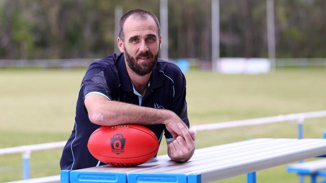 The Wynnum Vikings president Brendan Hodgkins. Picture: Peter Cronin