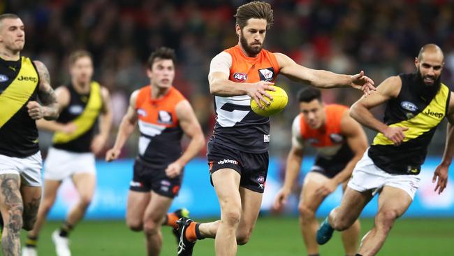 Callan Ward was outstanding for the Giants on Saturday night. Picture: Getty Images