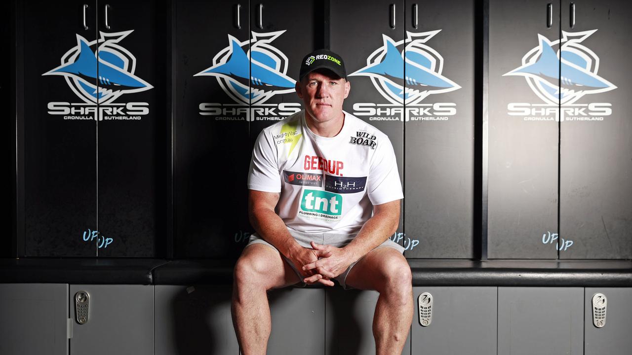 SUNDAY TELEGRAPH. NOVEMBER 19, 2022. Pictured at Shark Park today is Paul Gallen, the NRL Legend and Boxer has his Final fight on Wednesday. Picture: Tim Hunter.