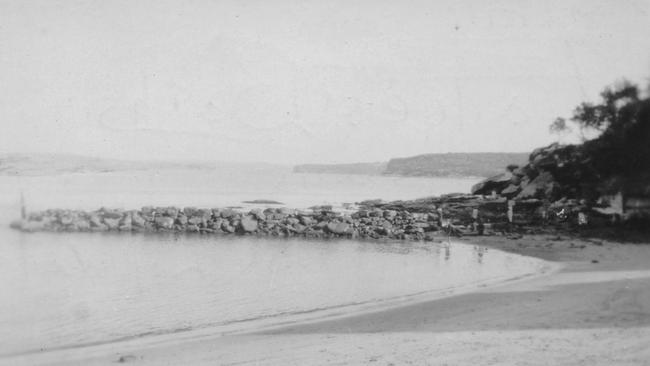 The baths that were built at the western end of Manly Cove in 1924. Picture Ken Little, Northern Beaches Library