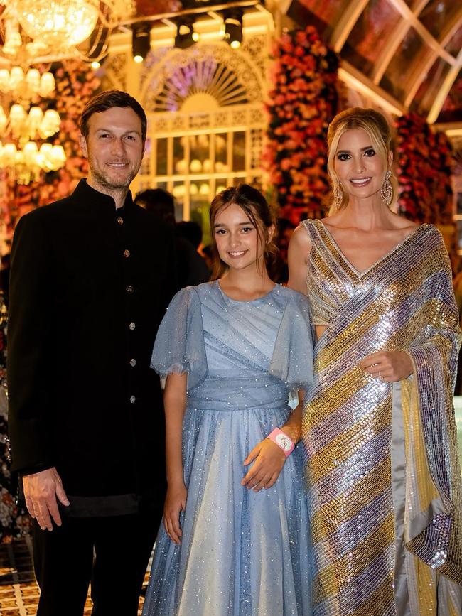 Ivanka Trump (R), daughter of US' former president Donald Trump with husband Jared Kushner (L), a White House adviser under Trump. Picture: Reliance/AFP