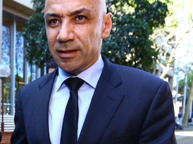 Moses Obeid was at the Supreme Court in Sydney on behalf of his father Eddie today. Picture: Britta Campion