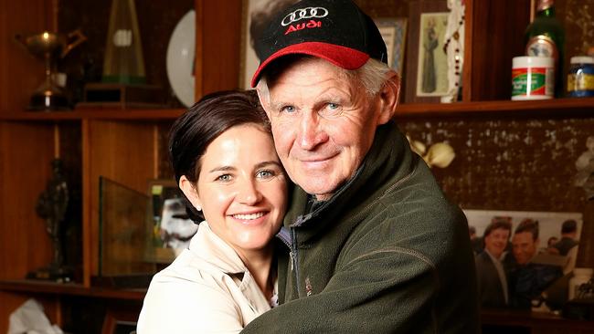 Payne's Home Town. Michelle with her dad Paddy at home. Picture: Tim Carrafa