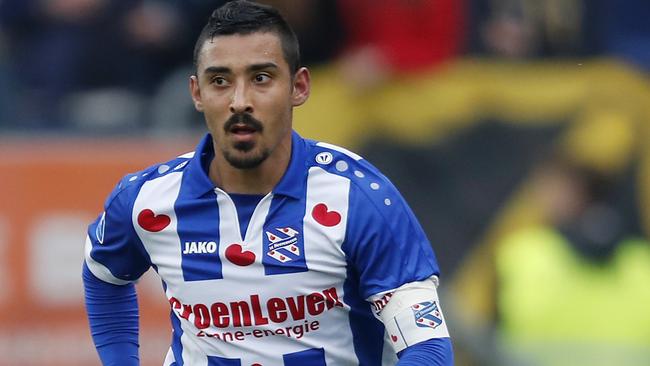 Reza Ghoochannejhad during his stint with SC Heerenveen in the Netherlands last season. Picture: AAP