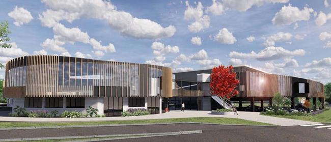 An artist's impression of the new Catholic co-ed high school at Fitzgibbon. Image: DTS Group Qld Pty Ltd report