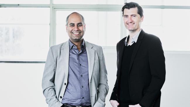 Co-founders Hitesh Mehta and Peter Vranes.