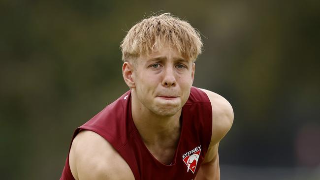 Jesse Dattoli during the Sydney Swans first training session back for all players at Bat and Ball oval on December 3, 2024. Photo by Phil Hillyard (Image Supplied for Editorial Use only - **NO ON SALES** - Â©Phil Hillyard )