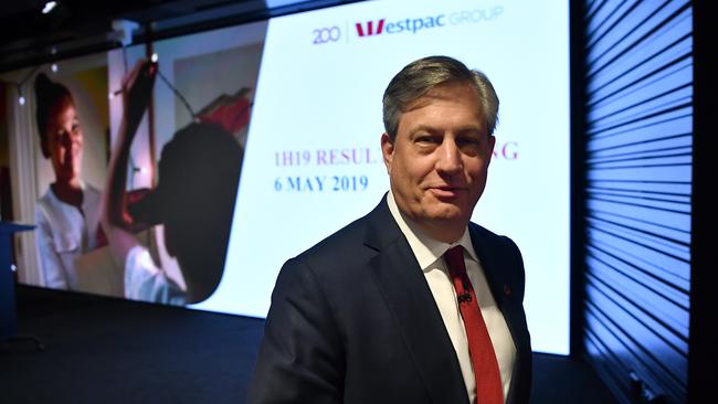 Westpac CEO Brian Hartzer recommended to the board that he forego his short-term incentive. Picture: AAP