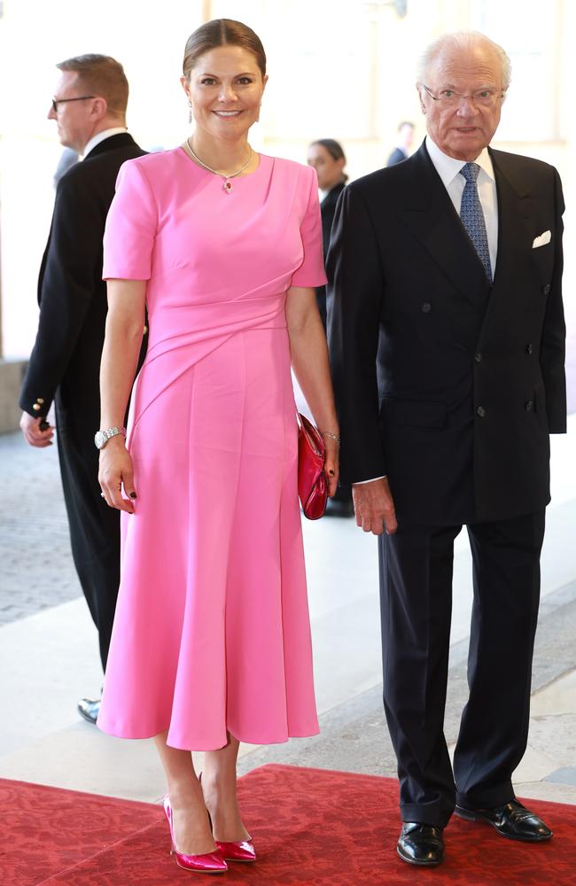 Victoria, Crown Princess of Sweden and Carl XVI Gustaf, King of Sweden. Picture: Chris Jackson/Getty Images