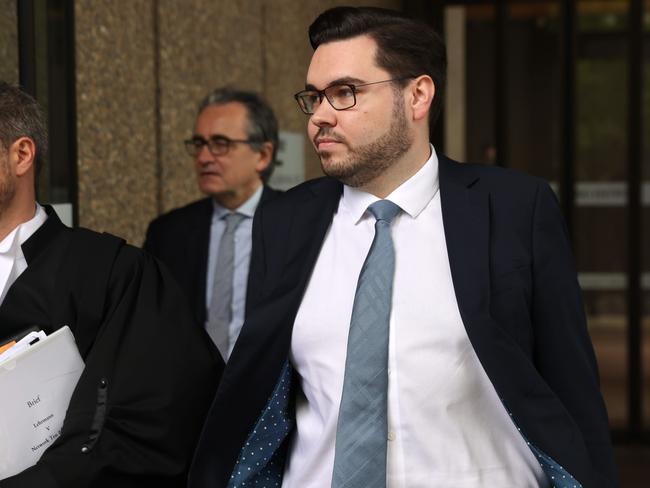 Bruce Lehrmann pictured leaving the Federal Court in Sydney on December 13. Picture: NCA NewsWire / Damian Shaw