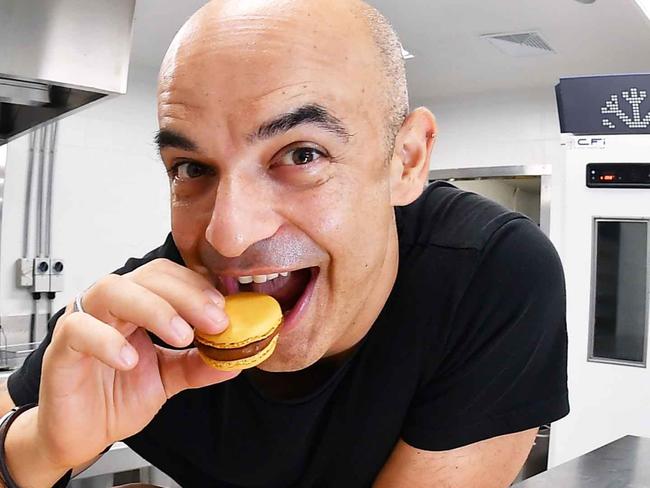 Celebrity dessert chef Adriano Zumbo has opened a patisserie at Noosaville, Zumbo Test. Picture: Patrick Woods.