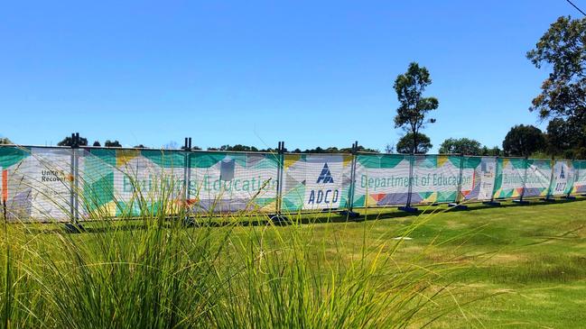 The site of the planned new state primary school at Redland Bay, opposite the Shoreline housing estate. Pictures: JUDITH KERR