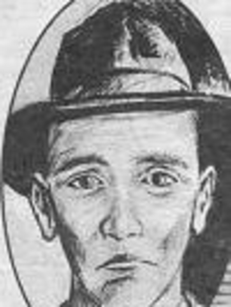 An Identikit released by police of the suspect in the abduction of Joanne Ratcliffe and Kirste Gordon from Adelaide Oval in 1973.