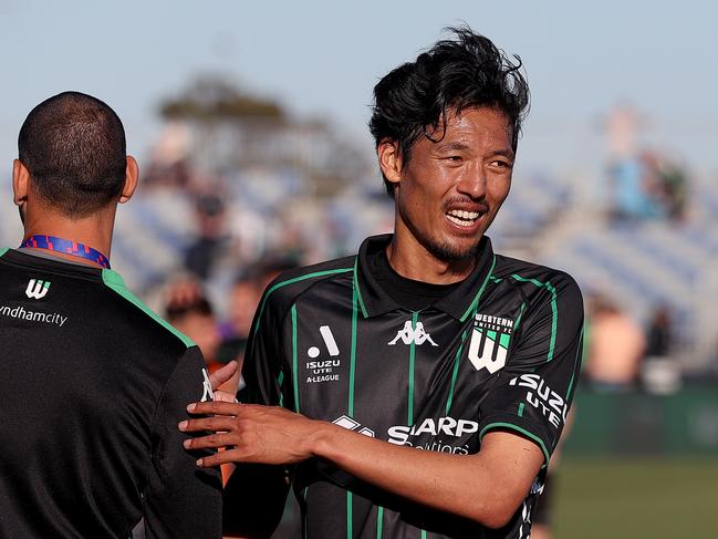 Hiroshi Ibusuki was the matchwinner from the penalty spot. (Photo by Kelly Defina/Getty Images)