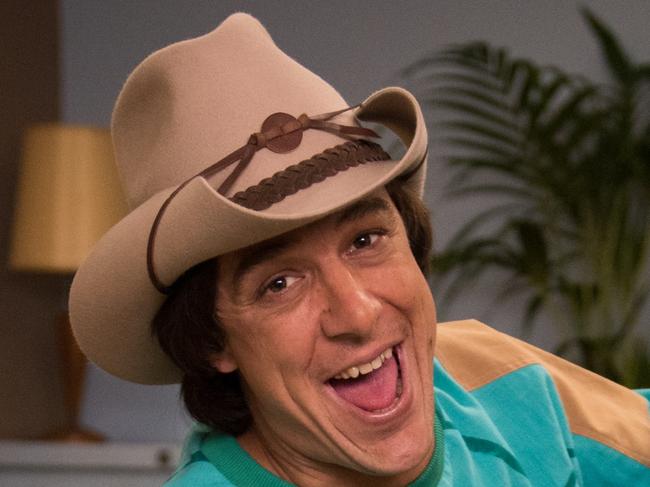 Exclusive - HIGHER RES version of Samuel Johnson as Molly Meldrum for Ch7 mini-series Molly. Cannot be used online before 9am Mon Feb 16 and for use in papers nationally on Mon Feb 16. Pic by Ben Timony