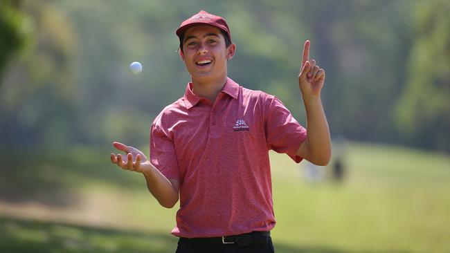 Aksel Thomsen of the Illawarra Pennant team. Photo: David Tease | Golf NSW