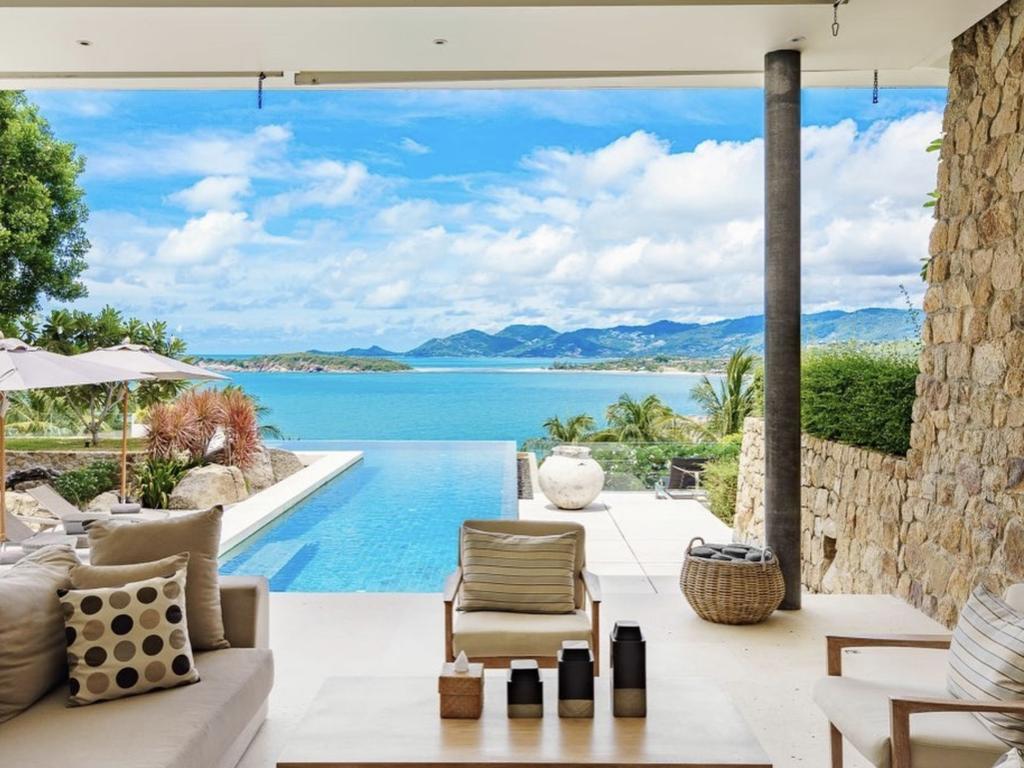 Samujana villas in Koh Samui Thailand where it is believed Shane Warne suffered a heart attack and died aged. Picture: Instagram
