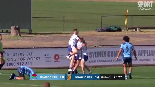 NSW Schoolboy RL Highlights: u15 Combined High Schools v Combined Catholic Colleges