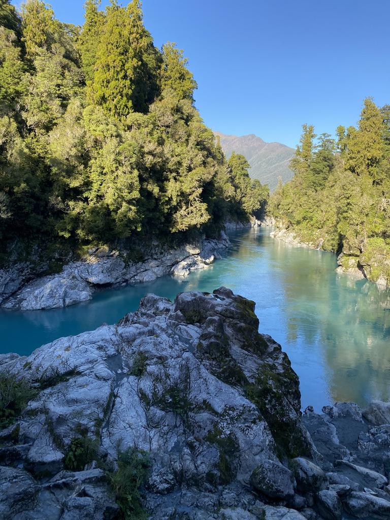 So-called rock flour gives the gorge its incredible colour. Picture: Jack Evans