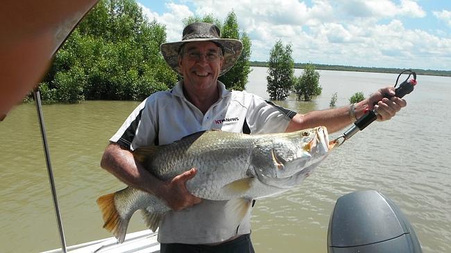 HOOKED UP Bart Irwin finally nailed a metery without needing a gill net thanks to good gu